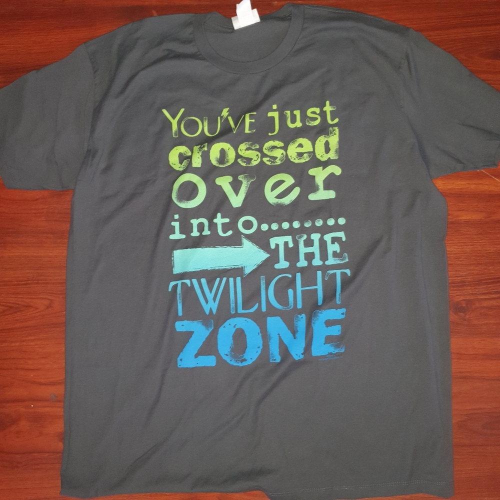 Walt Disney Parks T-Shirt  "You've just crossed over... Twilight Zone" XXL
